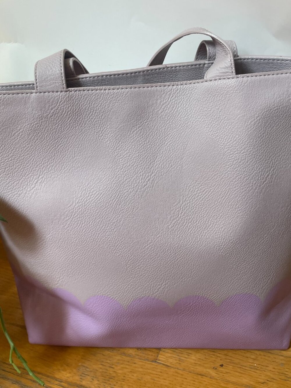 Kate Spade Lita Street Scallop Andrea leather tote Lilac/Lavender - Picture 7 of 12
